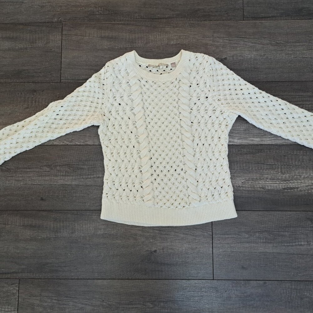 Anthropologie Knitted & Knotted summer sweater